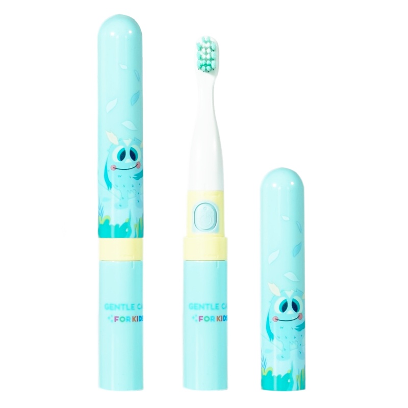 苏宁极物儿童电动牙刷3-6-12岁小孩宝宝非充电防水全身水洗全自动声波软毛男女送电池