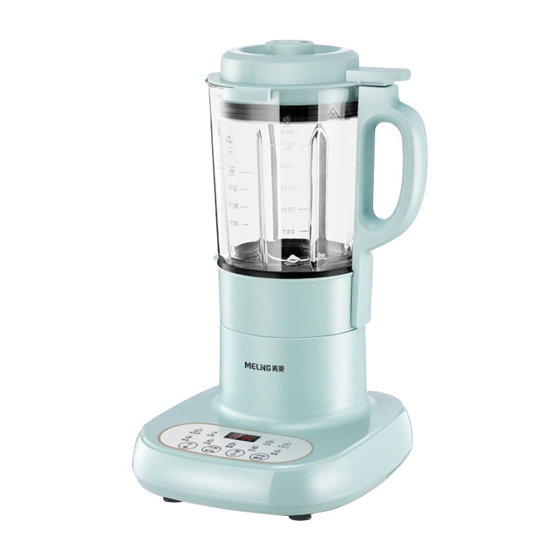 美菱多功能家用加热保温免煮免过滤低燥1.75L大容量全自动破壁机防糊智能预约料理机搅拌机辅食榨汁机GJ618豆浆机