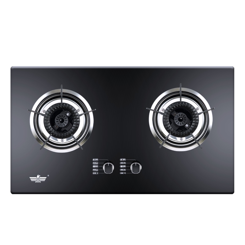 新飞 燃气灶4.5KW猛火高效双眼灶精控旋火台嵌两用炉灶家用大火力煤气灶具天然气XFD-201T