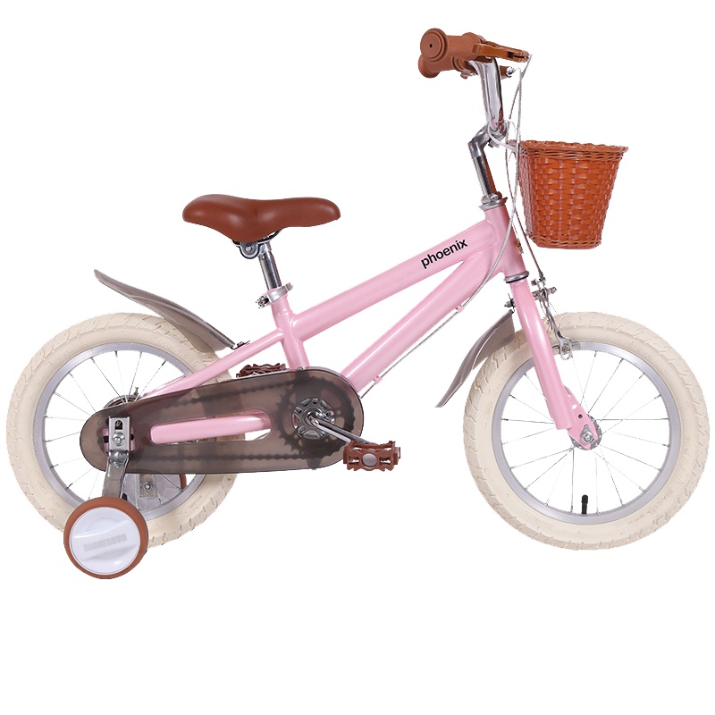 凤凰 儿童自行车14/12寸2-3-4岁宝宝脚踏车童车男孩女孩单车中大女童公主款脚踏车送给孩子的生日礼物拼团优惠购