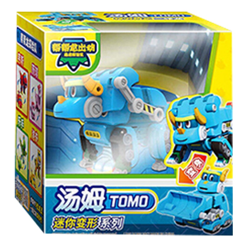 灵动创想(LDCX)帮帮龙出动 幼儿早教益智儿童玩具变形机器人 迷你变形系列-汤姆 5912