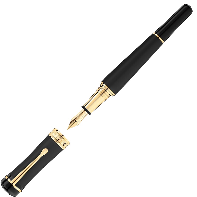 [海外直邮]MontBlanc万宝龙钢笔 Bonheur系列幸运星黑色墨水笔117473