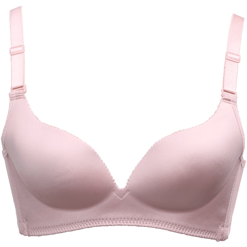 歌瑞尔薄款无钢圈女士内衣光面无痕上托收副乳大胸显小文胸罩