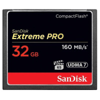 闪迪 32GB CF卡 UDMA7 至尊超速读160MB/s写150MB/s单反相机存储卡 支持4K
