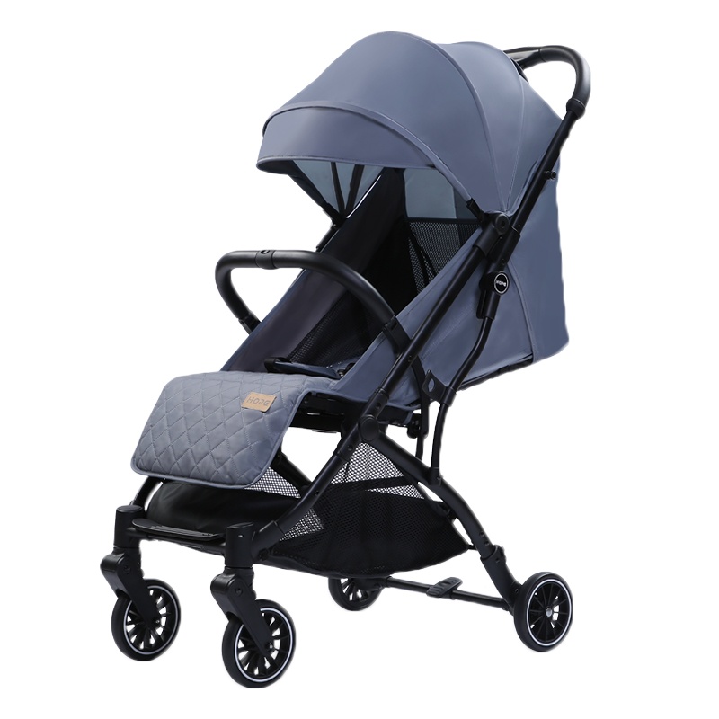 呵宝婴儿车推车高景观儿童避震可折叠手推车可坐可躺一键收车带拉杆荣耀款