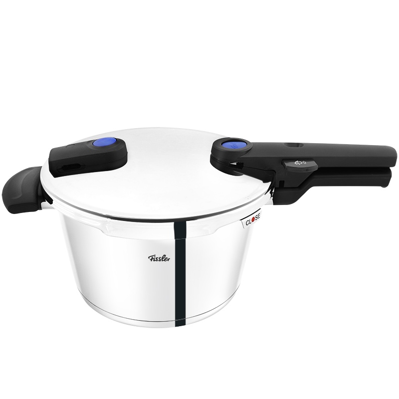 德国菲仕乐/Fissler 德国原装进口 新味达快22厘米4.5升高速快锅不锈钢高压锅电磁炉通用压力锅高压锅304不锈钢