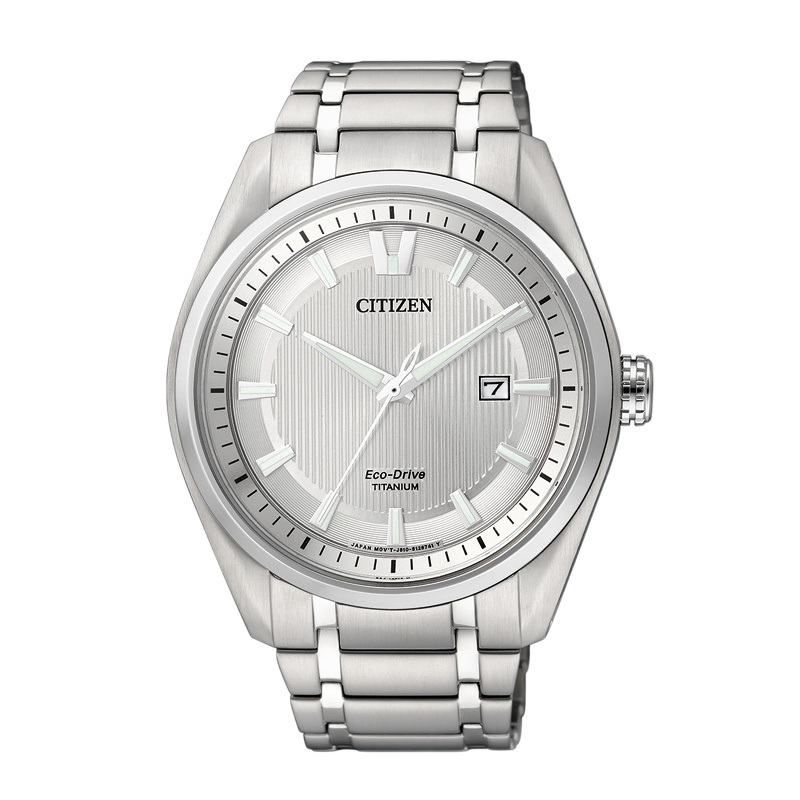 西铁城(CITIZEN)手表 光动能不锈钢带商务休闲时尚男表 AW1241-54A