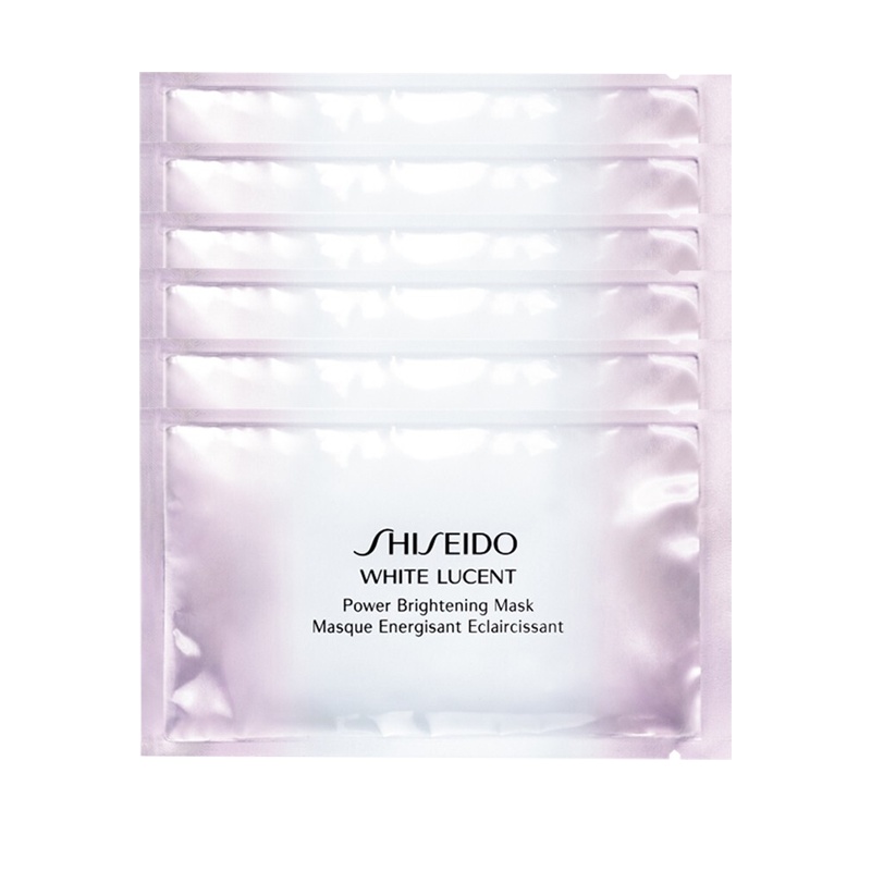 资生堂 新透,白美肌源动力美白面膜 6片