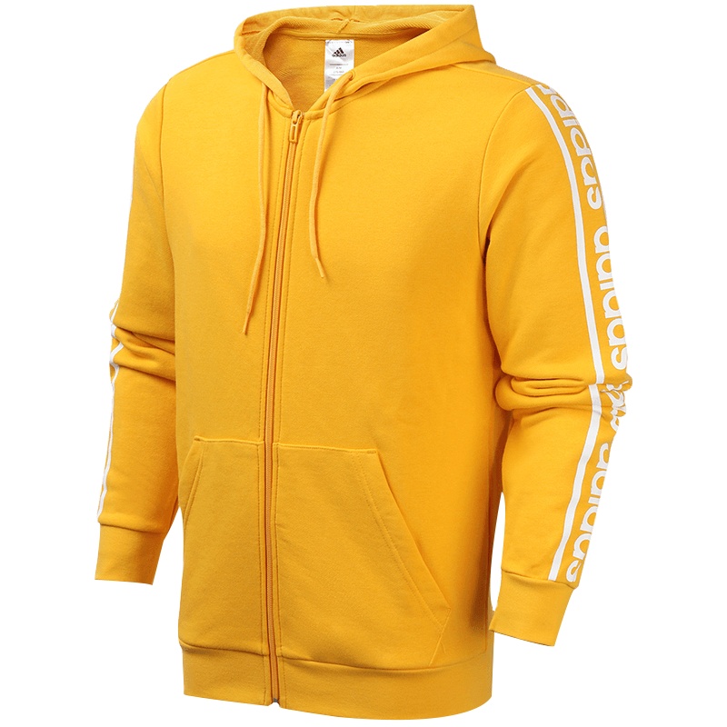 【自营】阿迪达斯男服夹克外套连帽开衫串标休闲运动服EI5616