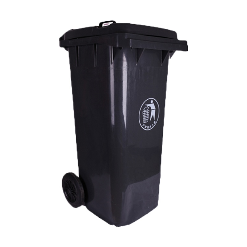 货梯垃圾桶 240L加厚 黑色 PP-240