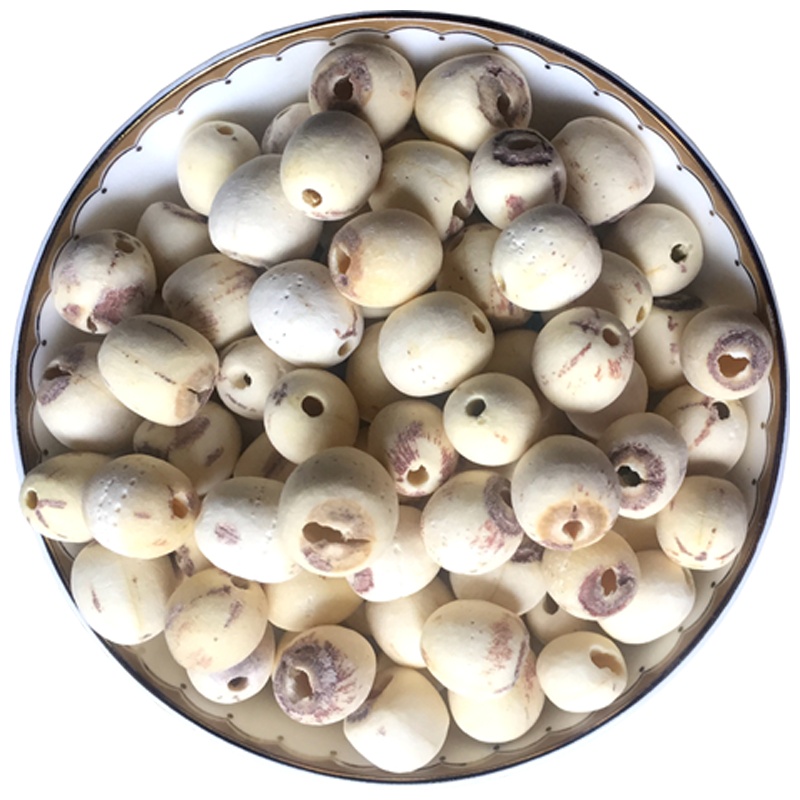 草本家 莲子干货250g优质磨皮通芯湘莲白莲子小湘莲寸三莲银耳莲子粥湖南特产湘潭莲子干货袋装