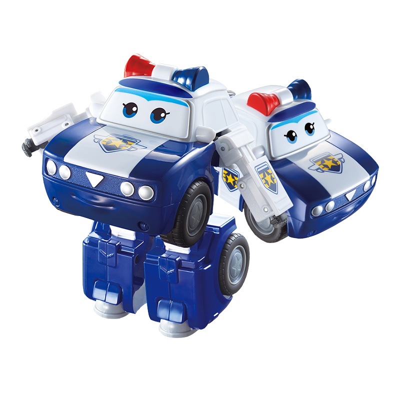 奥迪双钻(AULDEY)超级飞侠 男孩女孩儿童玩具 变形机器人-贝警员 730233