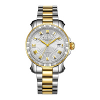 艾米龙(Emile Chouriet)手表时光之翼系列间金色精钢表带机械男表08.1156.G.6.E5.21.0