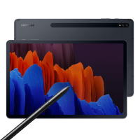 三星(SAMSUNG)平板电脑Galaxy Tab S7+ 12.4英寸高清大屏追剧影音游戏娱乐阅读移动轻薄商务办公本网课学习机6G+128G wifi版 曜岩黑