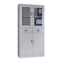 [硕辉]中二斗器械柜(玻璃门) 文件柜 储物柜 H1850*W900*D400