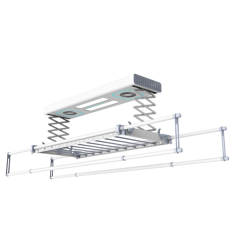 金贵夫人白色小米iot电动晾衣架升降米家智能遥控晾衣机自动晾衣杆阳台晒衣架
