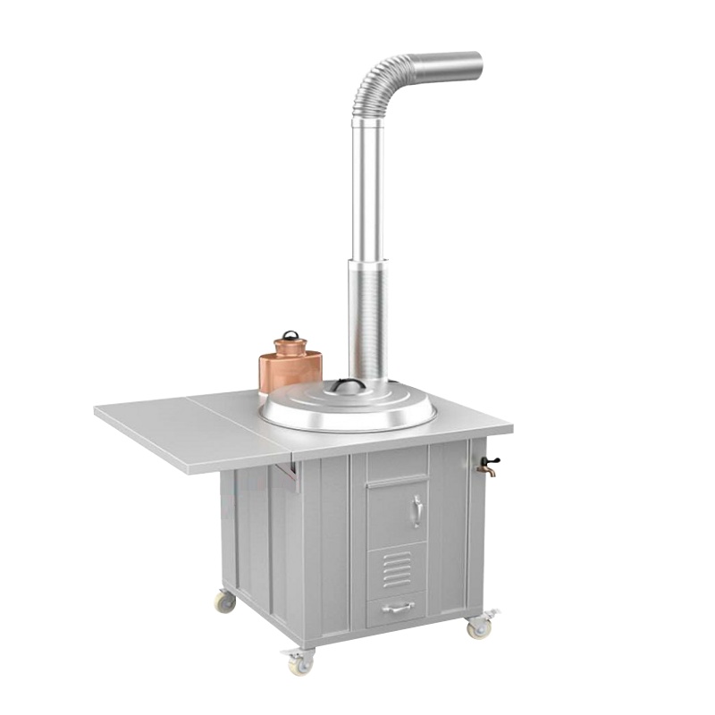 欢呼好太太农村柴火灶大锅灶台柴火炉 灶台家用烧木柴不锈钢可移动室内无大锅台节能炉子大锅台土灶台柴火炉具 56直径锅单灶