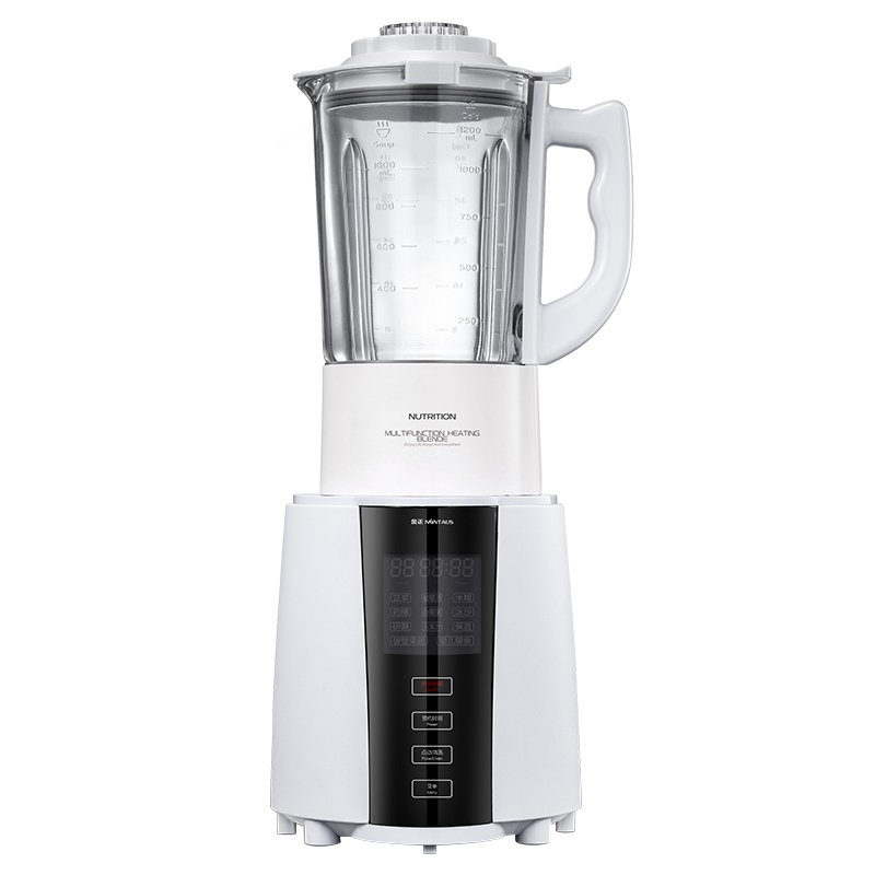 金正(NiNTAUS)破壁料理机JZPB-980 加热家用全自动多功能辅食机豆浆机绞肉机搅拌机 白色1L
