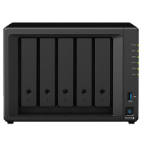 群晖(Synology)DS1019+ 5盘位NAS网络存储服务器 (无内置硬盘 )不规则体SATA接端口支持NAS盘红