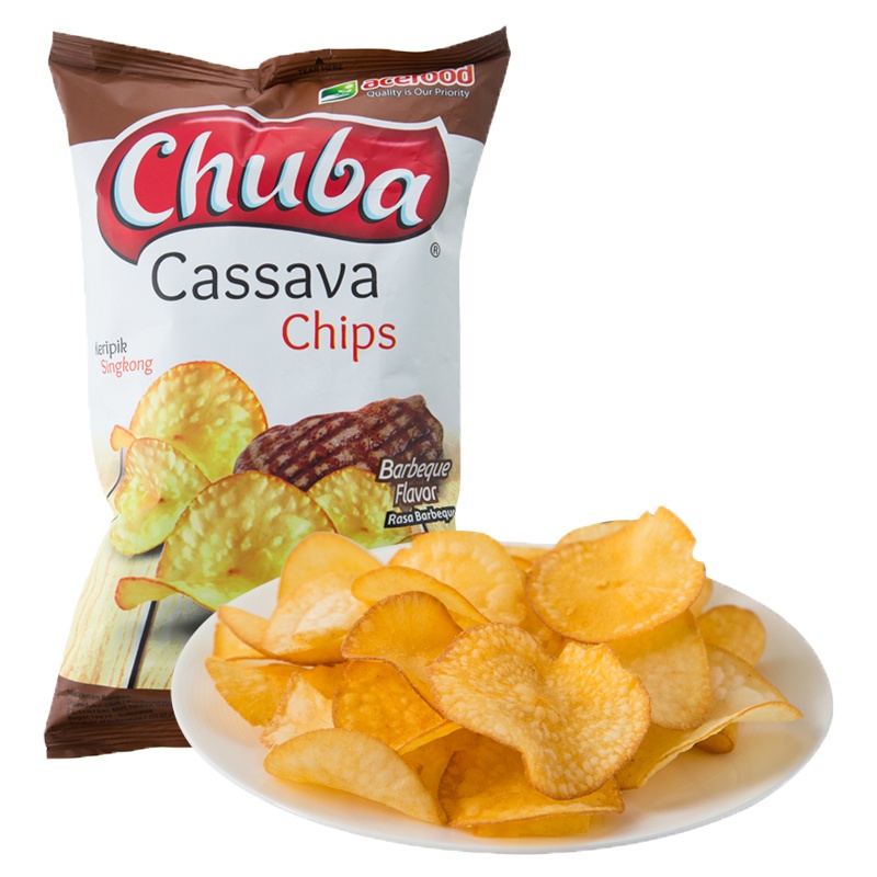 Chuba 烧烤味木薯片140g/袋 进口休闲零食 进口膨化食品 进口玉米片香浓烧烤味 香脆可口