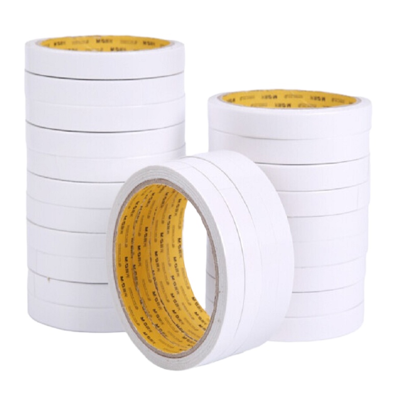 晨光(M&G)AJD97349棉纸双面胶带办公用品 24卷 12mm*10y 两面胶 胶布 白色胶纸 胶带 黏胶