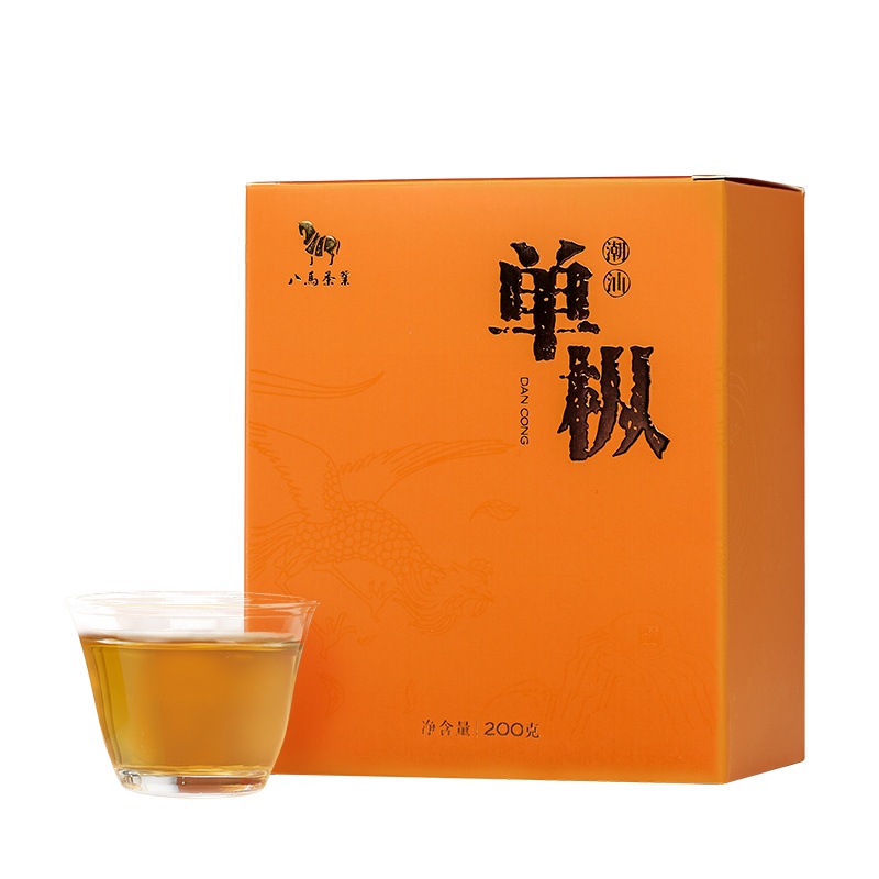 八马茶叶 潮汕单丛茶叶乌龙茶条形单丛散茶盒装200g