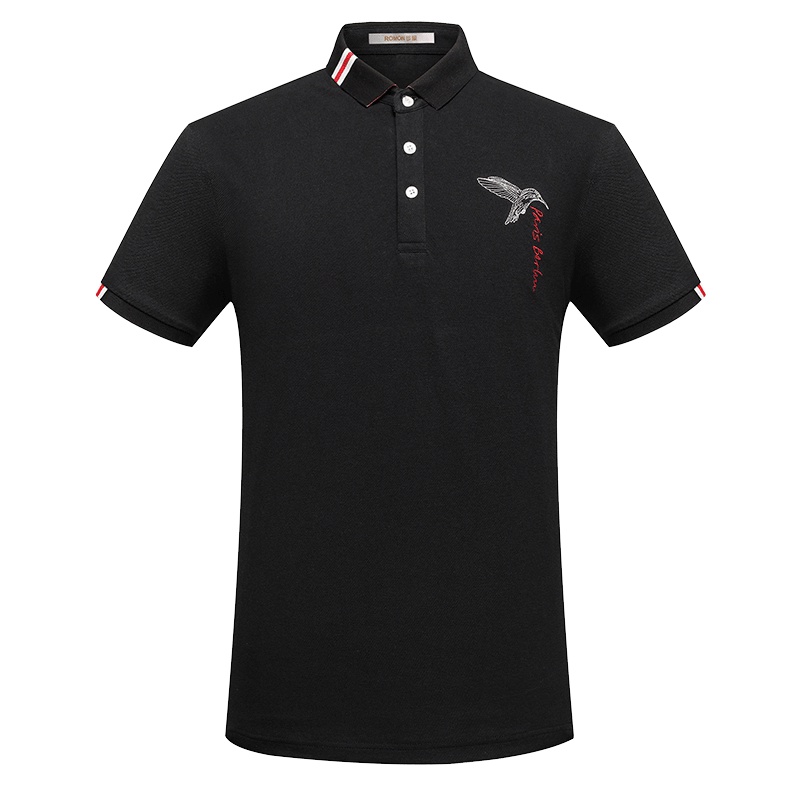 罗蒙(ROMON)夏季男士商务休闲短袖Polo衫14LP1917