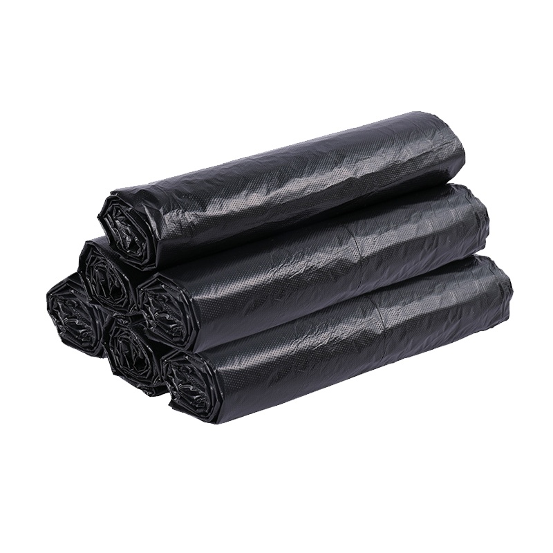 臻远家用加厚垃圾袋厨房一次性商用小大号塑料袋 50+60cm90只
