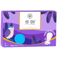 美则Honeymate超薄系列透气棉女日夜用卫生巾姨妈巾无添加零闷湿卫生棉 415mm*3片