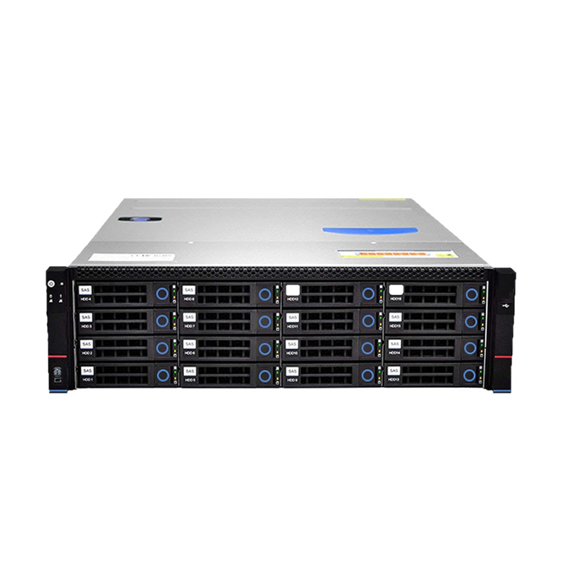 鑫云SS100G-16S/R大容量16盘位NAS网络存储 千兆共享磁盘阵列单电源 裸机(不含硬盘)