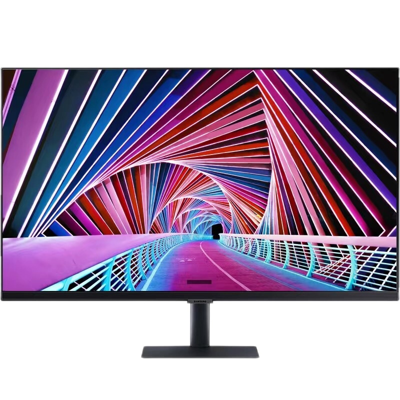 三星(SAMSUNG)S32A700NWC 32英寸超清4K/HDR10微边框可壁挂10.7亿色专业设计剪辑电脑显示器(HDMI+DP)