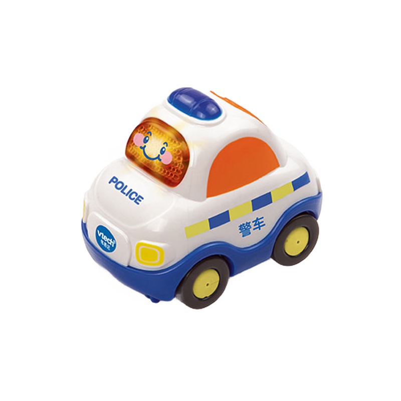 [苏宁自营]伟易达(Vtech) 神奇轨道车系列 模拟场景拼接轨道一代小车儿童益智玩具 警车80-119918