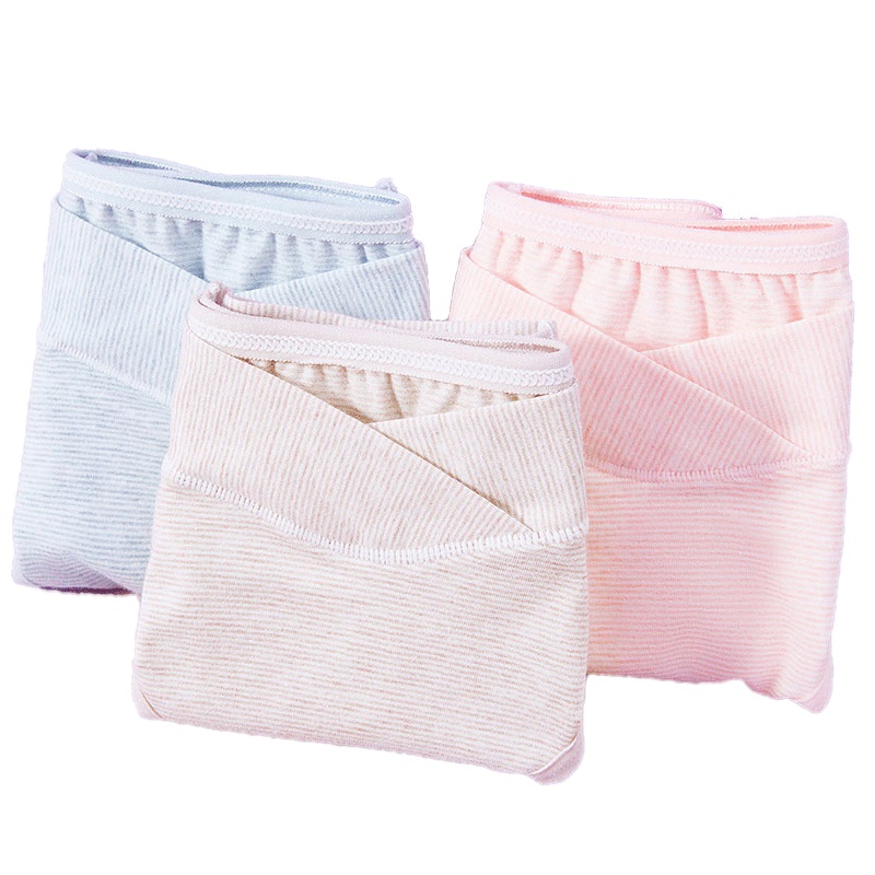 ENK 3条装低腰初期怀孕期孕晚期早期中期薄款大码纯棉女士孕妇内裤