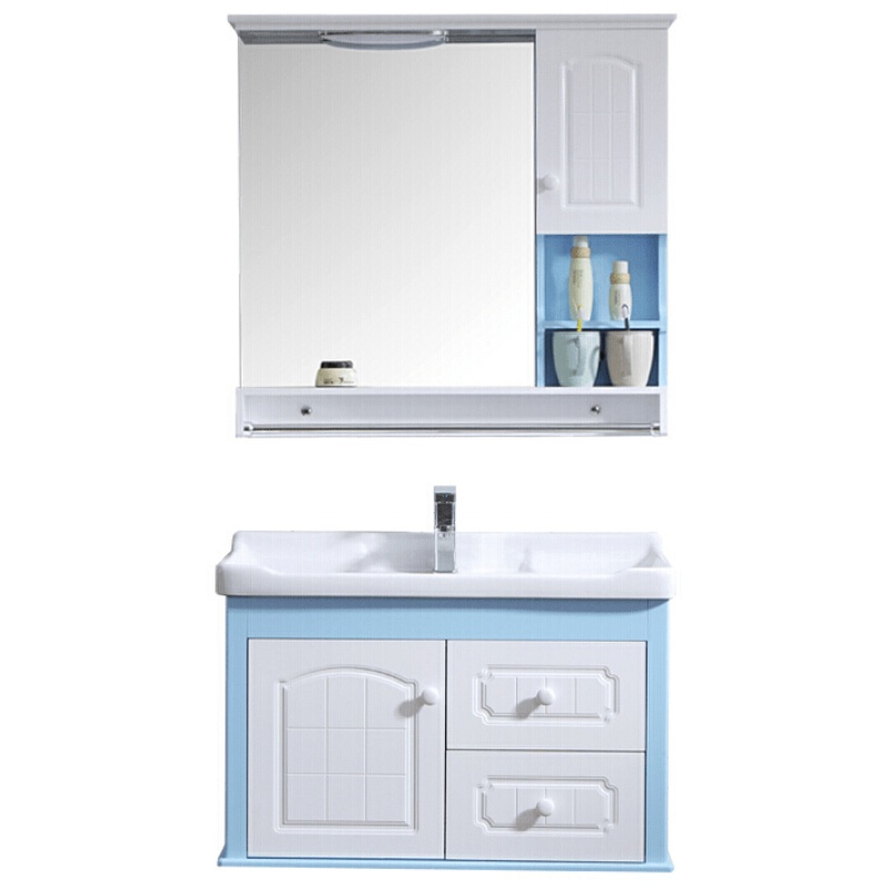 浴室柜组合简约现代小户型卫浴柜卫生间洗漱台洗手洗脸盆柜吊柜洗手盆洗手台墙式台上洗漱台组合柜阳台安心抵