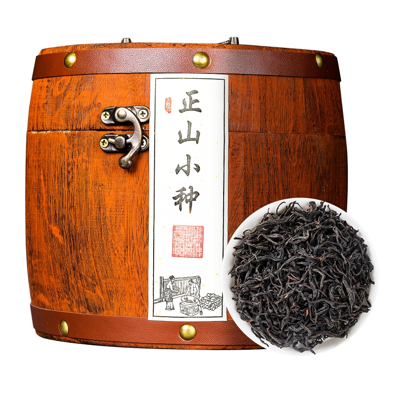 痴福 正山小种红茶新茶武夷花果香型茶叶散装罐装礼盒装500克