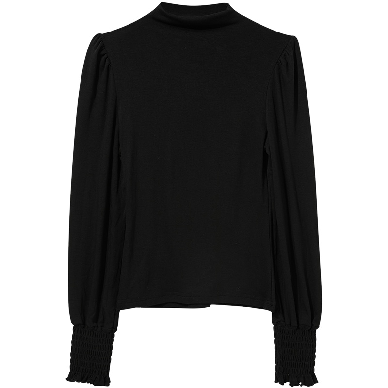 三彩2020秋季新款高领加厚玻尿酸修身黑科技长袖打底衫T恤衫女