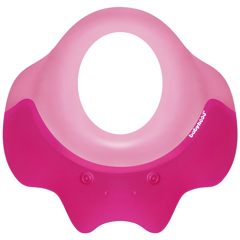 世纪宝贝(babyhood)BH-705 玫红色 儿童洗头帽男女宝宝洗头防水帽洗头神器