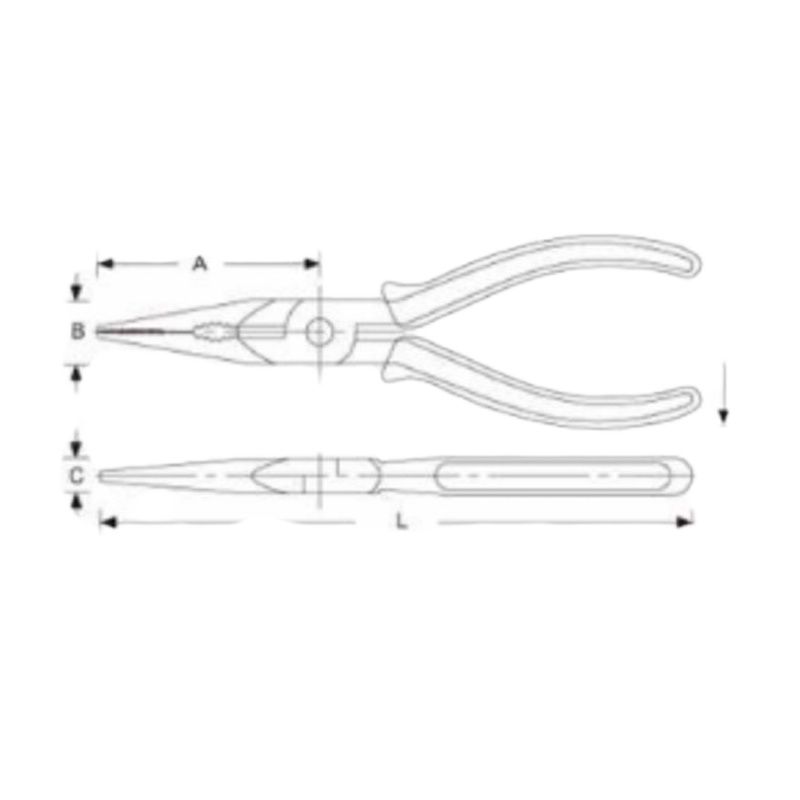 史丹利 Stanley89-576-23德式专业尖嘴钳 6"