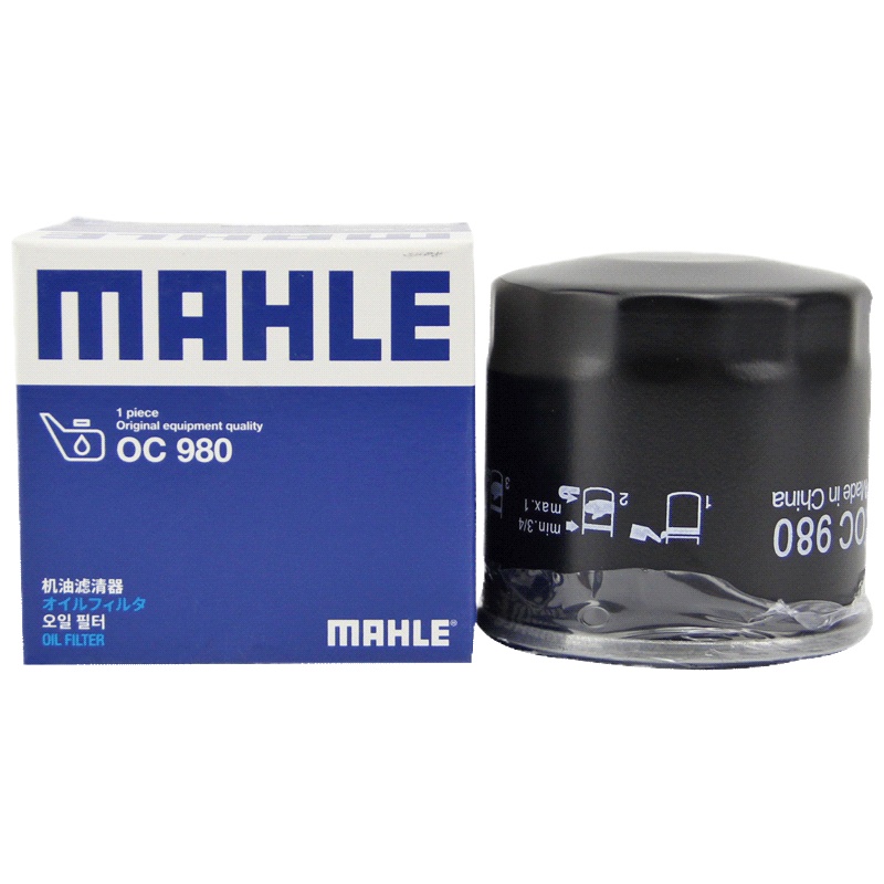马勒(MAHLE)机滤OC980适配马自达2/3/RX-8/福美来/普力马/海马丘比特/3/M8/M3/M6/S5/风神