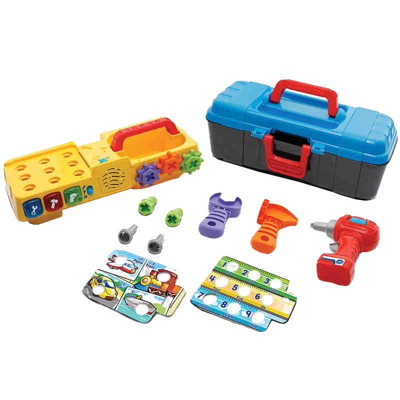[苏宁自营]伟易达(Vtech) 互动学习工具箱 宝宝工具箱玩具 宝宝过家家儿童角色扮演仿真工具箱男孩玩具套装