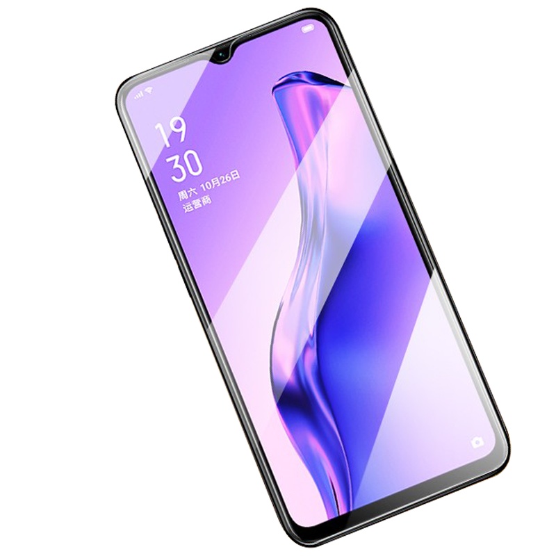 [买2送手机壳]轻万适用oppo a8钢化膜非全屏高清透明防摔贴膜oppo手机保护膜全玻璃