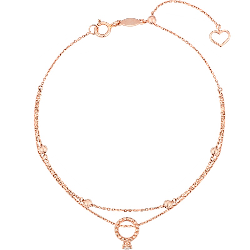 周大福SOINLOVE经典款BB戒18K金钻石手链VU1053精选