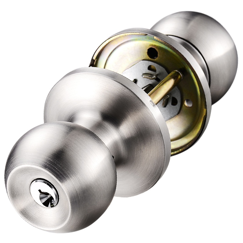 企购优品 飞球三杆式球形门锁304不锈钢卫生间门锁 FQ-607SS