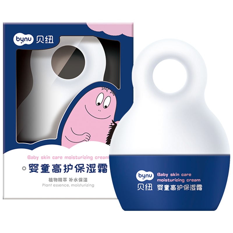 贝纽BYNU 巴巴爸爸 宝宝舒缓高护保湿霜45g 橄榄魔晶儿童多效补水保湿 婴童润肤护肤