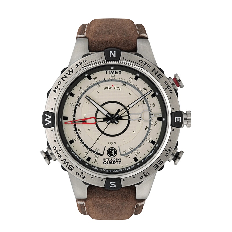 美国TIMEX天美时手表户外运动系列时尚潮流户外运动多功能潮汐指南针石英男士手表T2N721