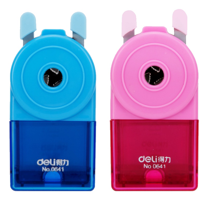 得力手摇卡通削笔器 0641 削笔器