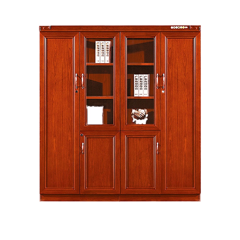 榭邦xb-26两门书柜办公家具办公室柜储物柜木质资料柜油漆贴木皮储物柜xb-1338左