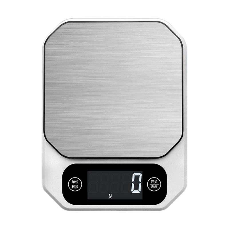 蓉城电子秤厨房秤家用食物秤食品秤精准充电烘培秤迷你克称小型烘焙克度称 不锈钢拉丝秤盘触控充电款2kg/0.1g