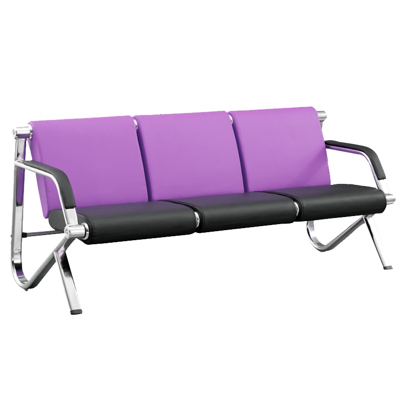 瑞丰杰不锈钢机场椅银行座椅公共连排椅RJ-PY0115三人位候诊椅子不锈钢沙发椅等候椅