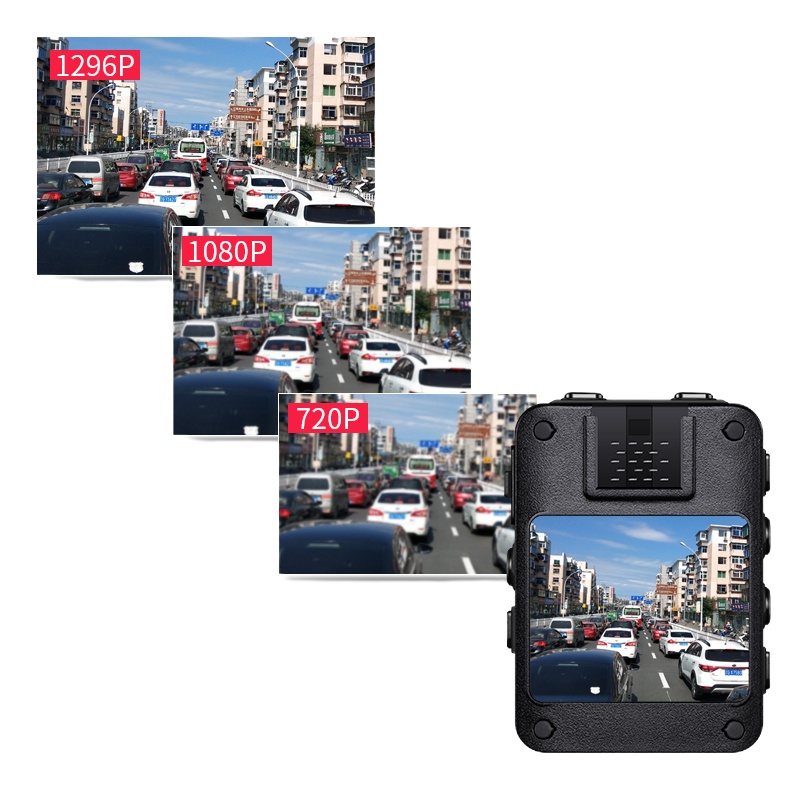 爱国者(aigo) 执法记录仪DSJ-T5 1296P高清红外夜视红蓝爆闪11小时连续录像三防加密内置64Gbd